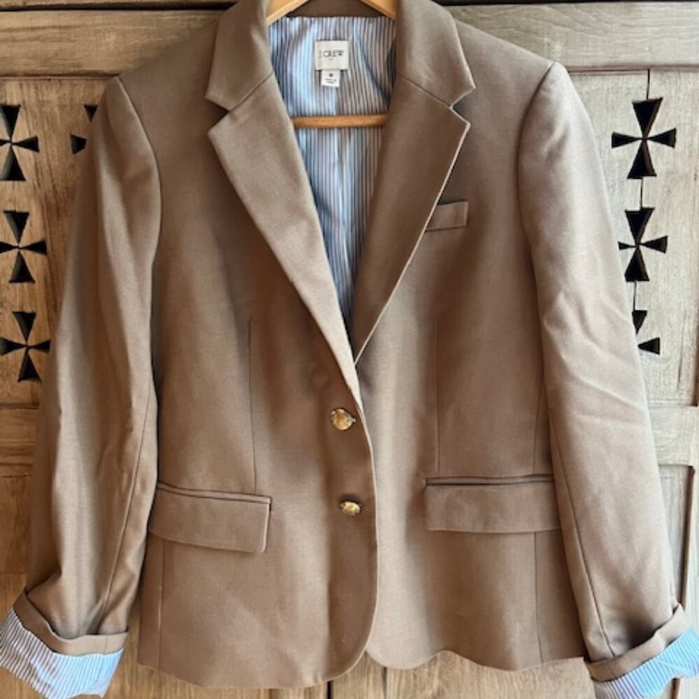 J. Crew Original schoolboy blazer | Camel | Size 8